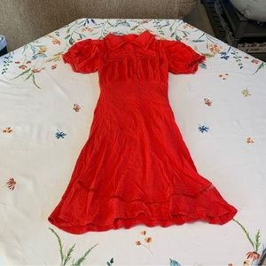 Free People Warm Glow mini dress size XS